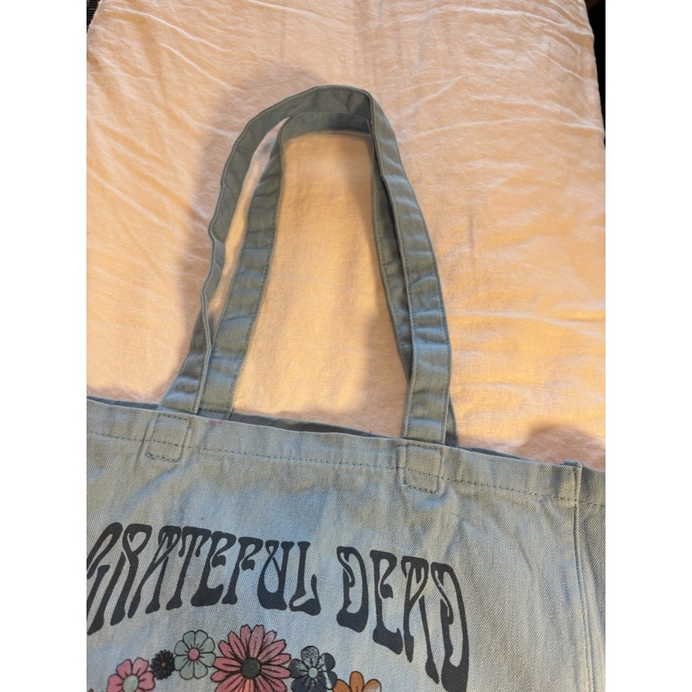 American Eagle x Grateful Dead Tote Bag Limited Edition Blue Deadhead Concert - Picture 3 of 6